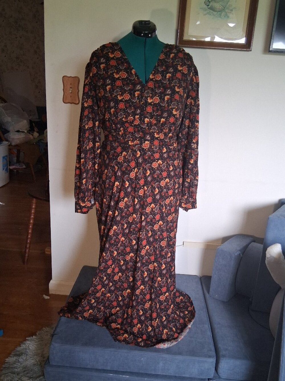 🍂 Lane Bryant Floral Maxi Dress | Size 14